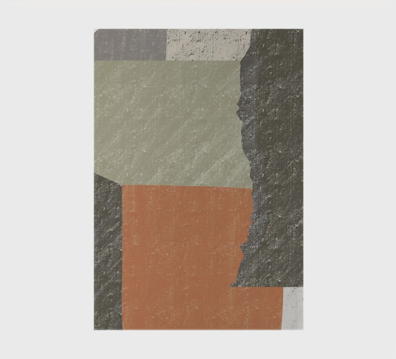 Textured large abstract notebook by Little Dean
