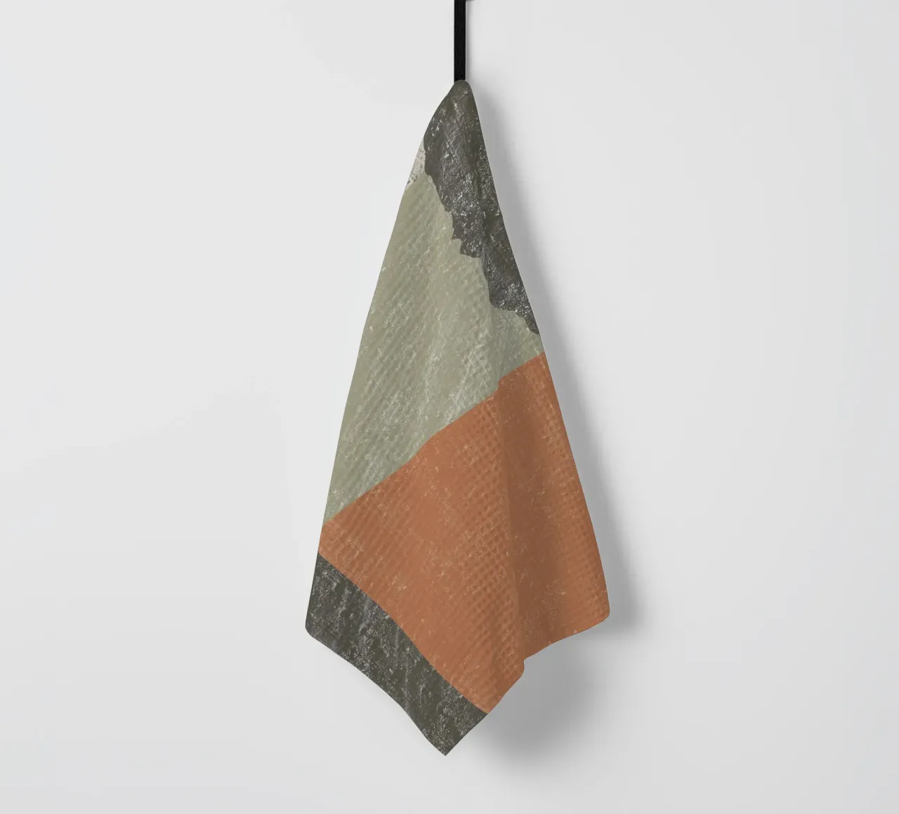 Astratto di grandi dimensioni con texture canovaccio da cucina da Little Dean
