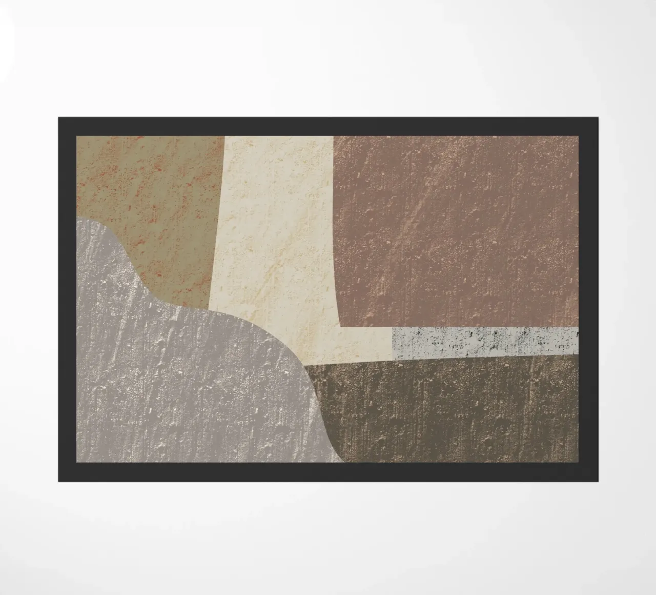 Groot abstract 02 deurmat van Little Dean