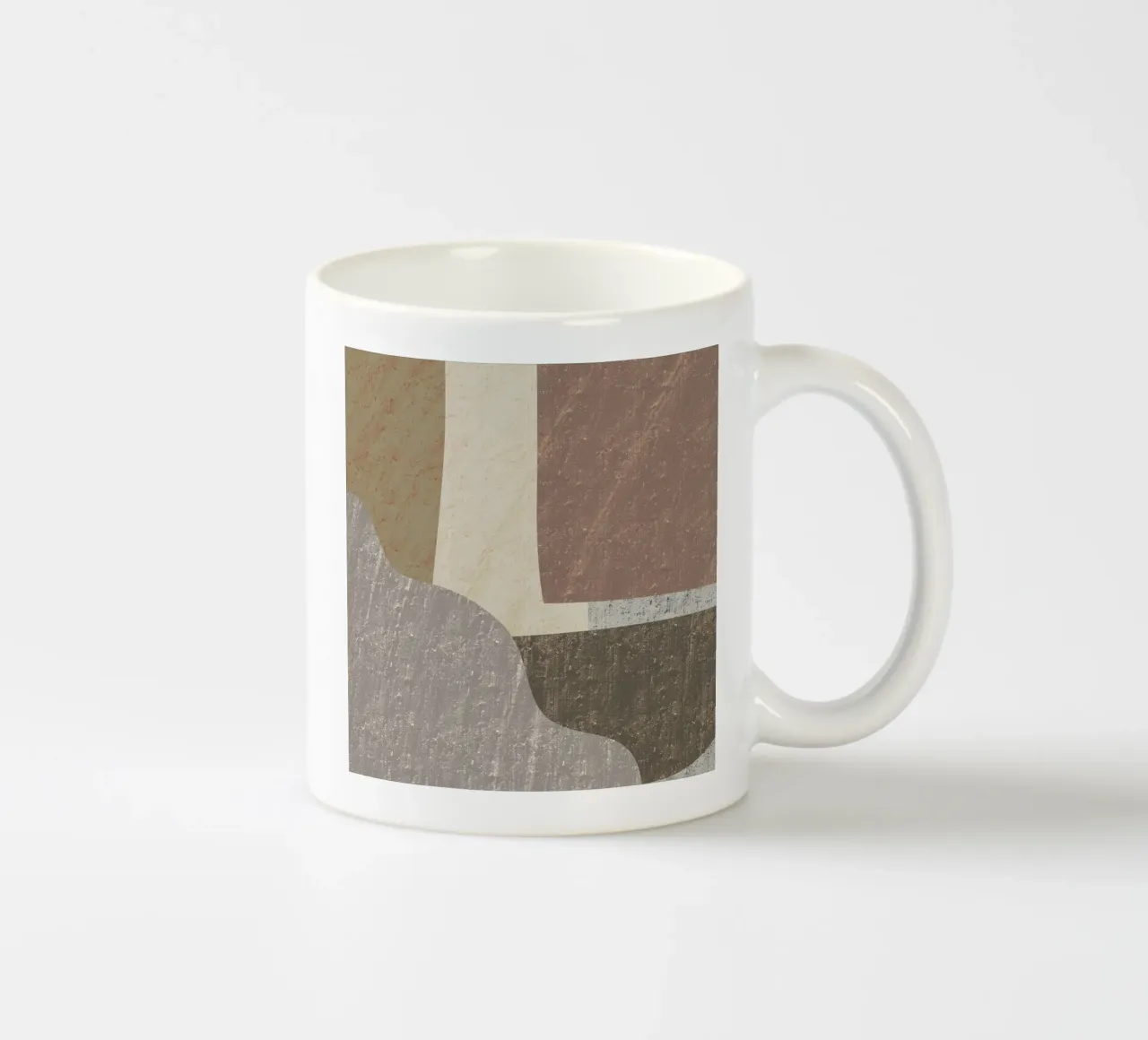 Groot abstract 02 keramische mok van Little Dean