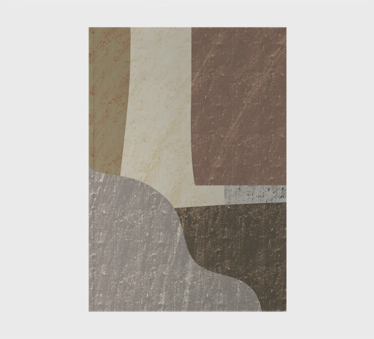 Textured large abstract 02 notebook by Little Dean