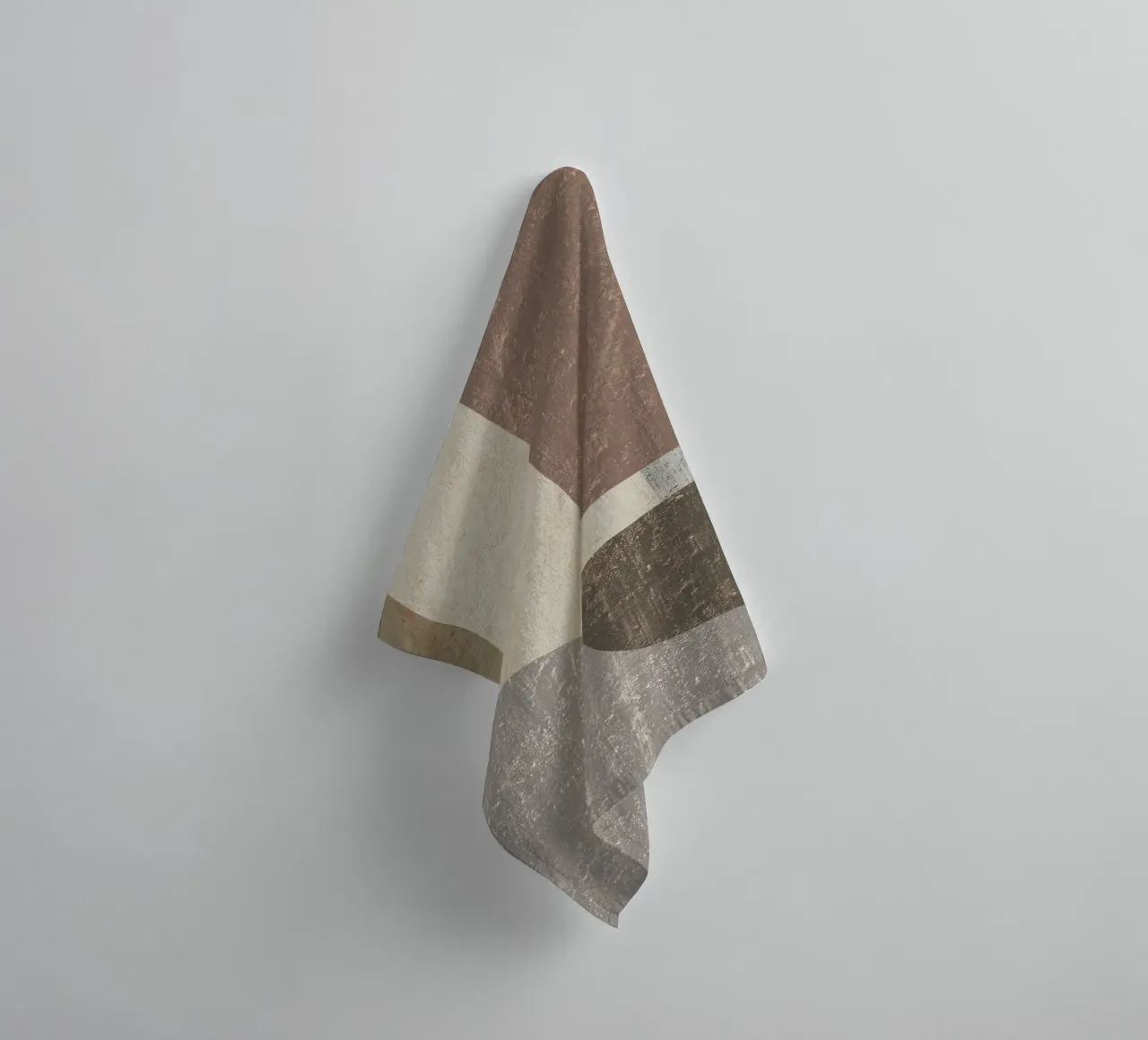 Textured large abstract 02 towel by Little Dean