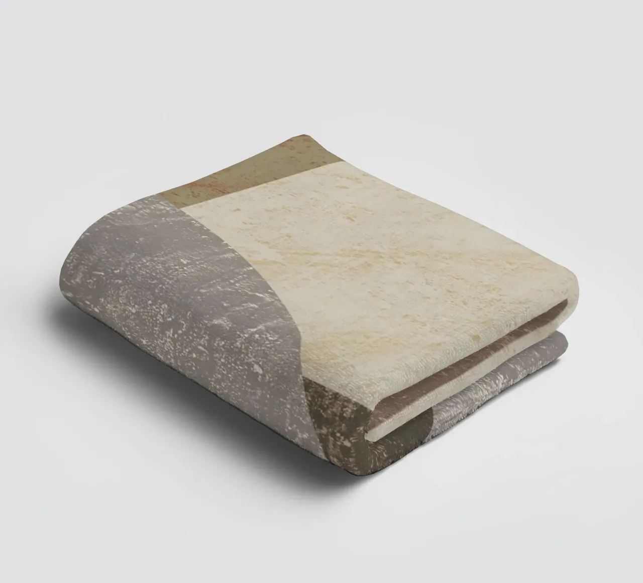 Textured large abstract 02 towel by Little Dean