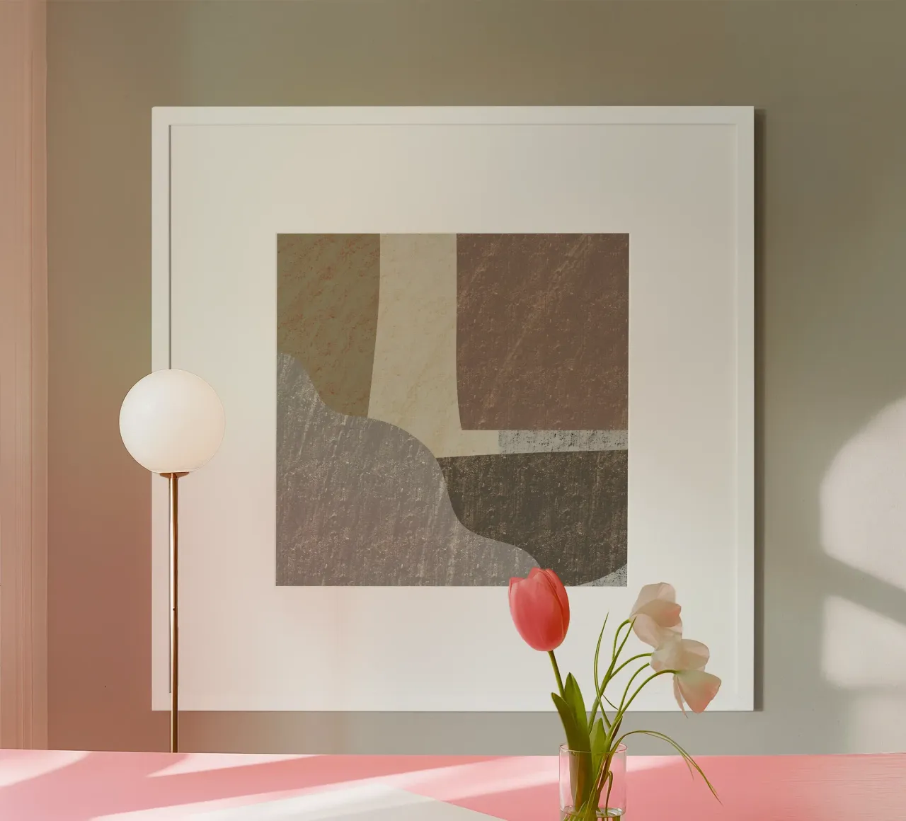 Textured large abstract 02 hahnemühle by Little Dean