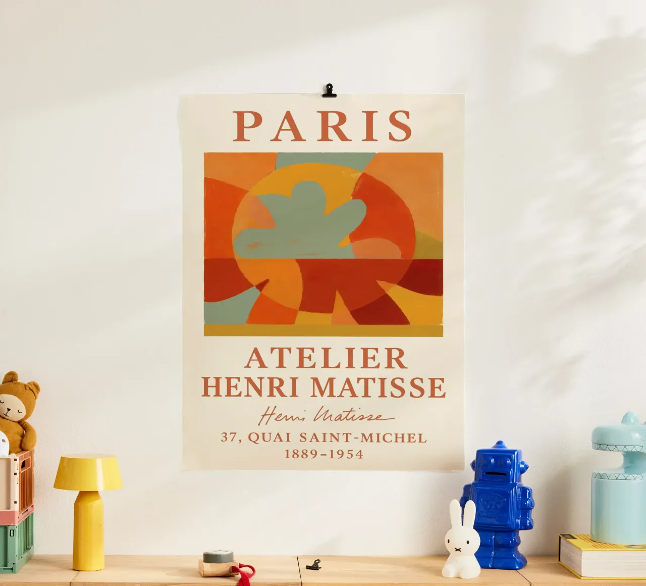 Atelier Matisse poster con telaio in legno da treechild