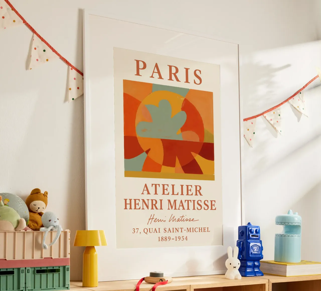 Atelier Matisse poster con telaio in legno da treechild