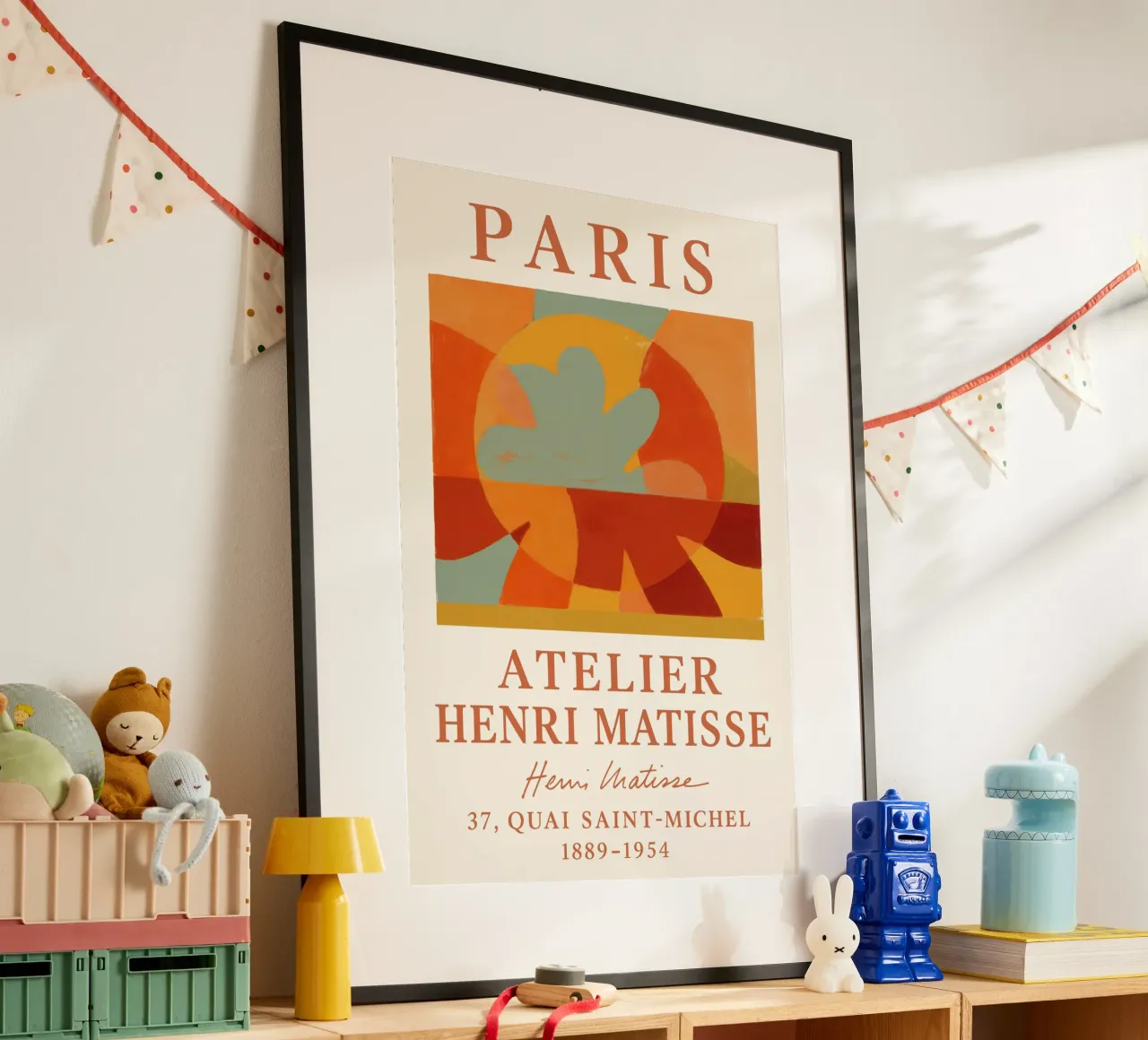 Atelier Matisse poster con telaio in legno da treechild
