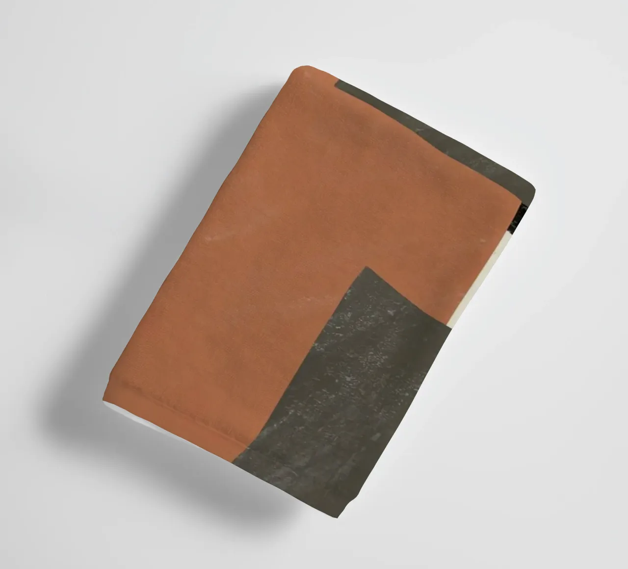 Textured large abstract 03 towel by Little Dean