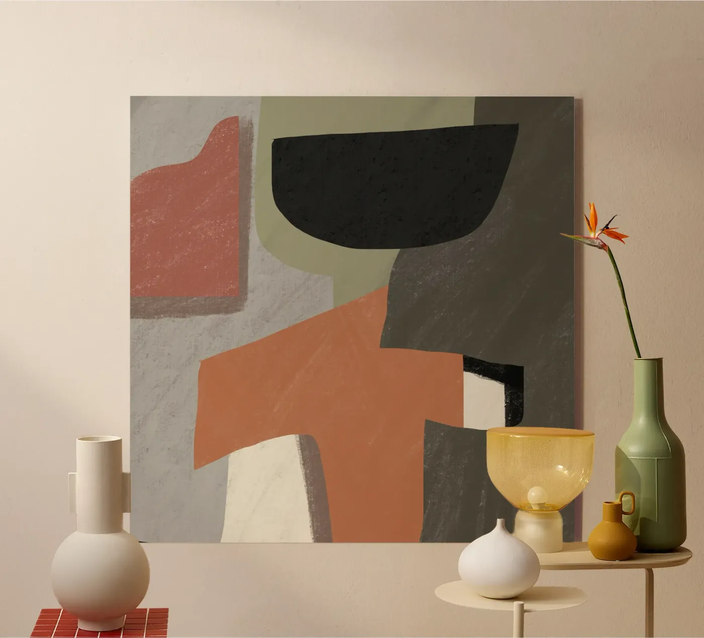 Large abstrait texturé 03 plexiglas de Little Dean