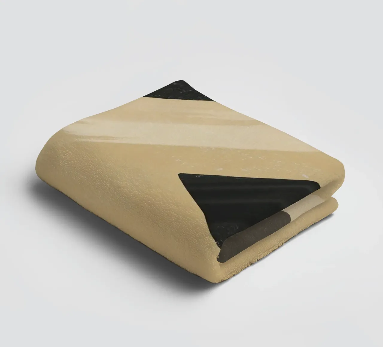 Textured large abstract 04 towel by Little Dean