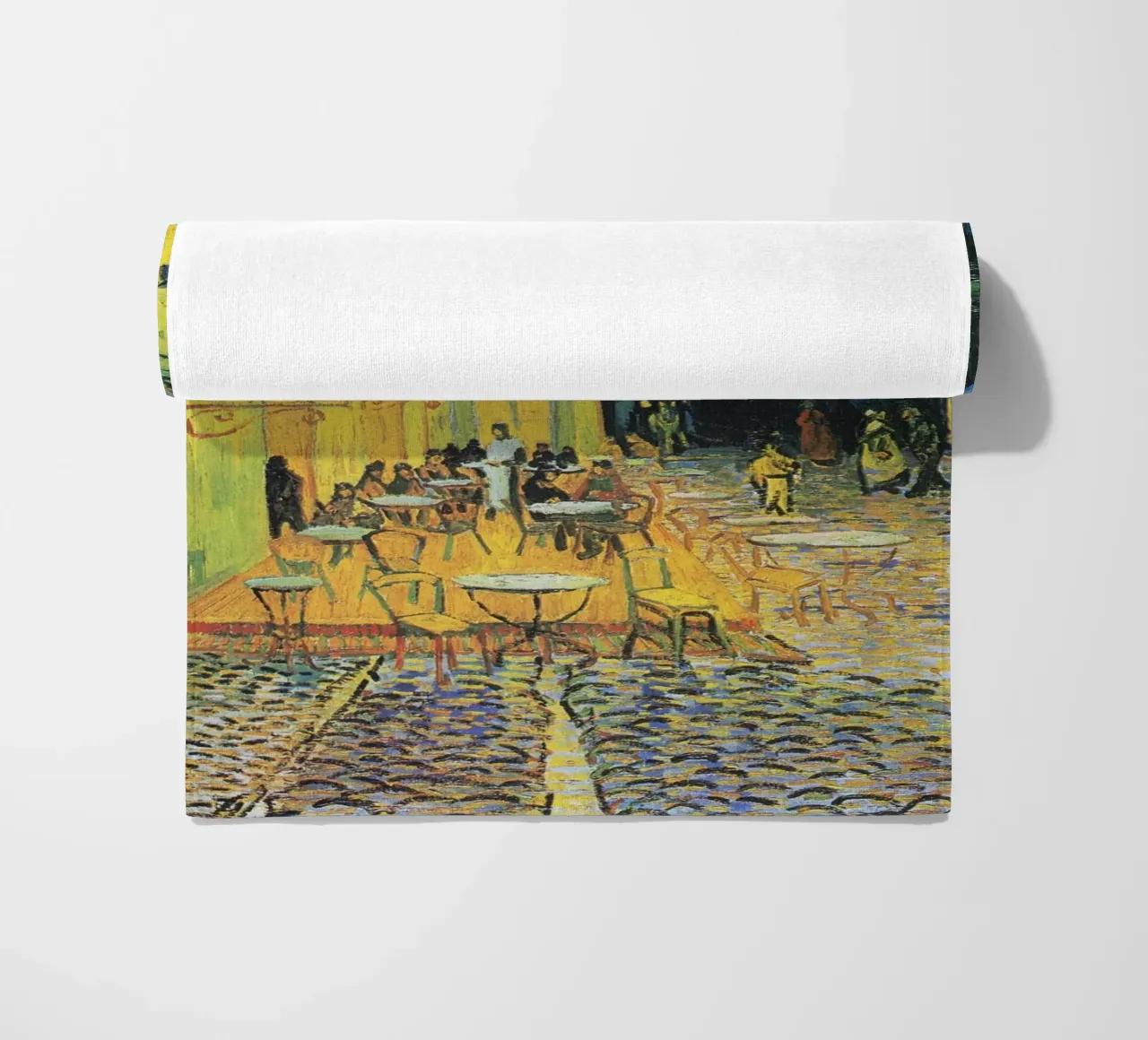 Terrazza del caffè di notte (1888) di Vincent van Gogh telo mare da Art History