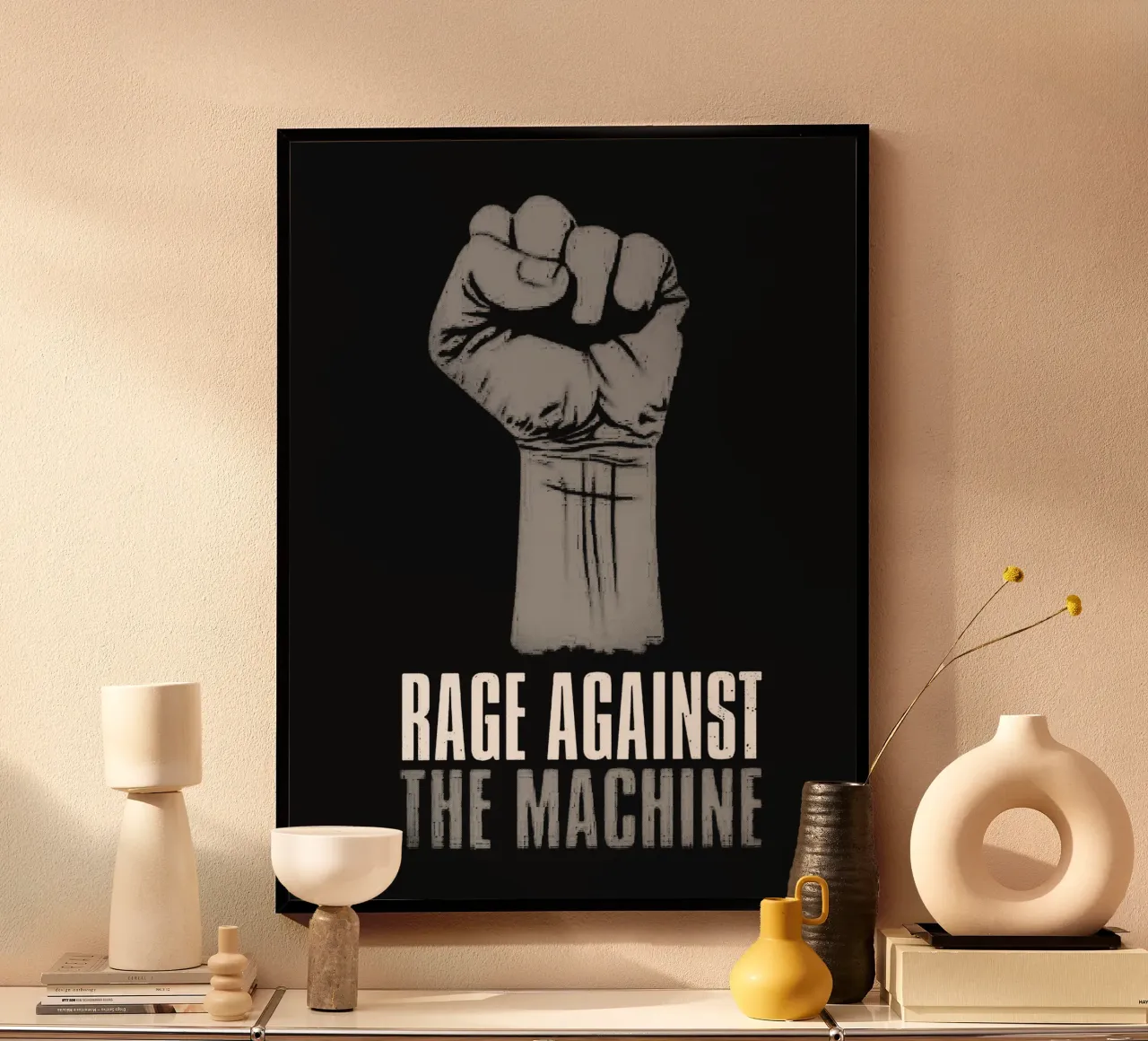 Rage Against the Machine carta hahnemühle da vanhesling
