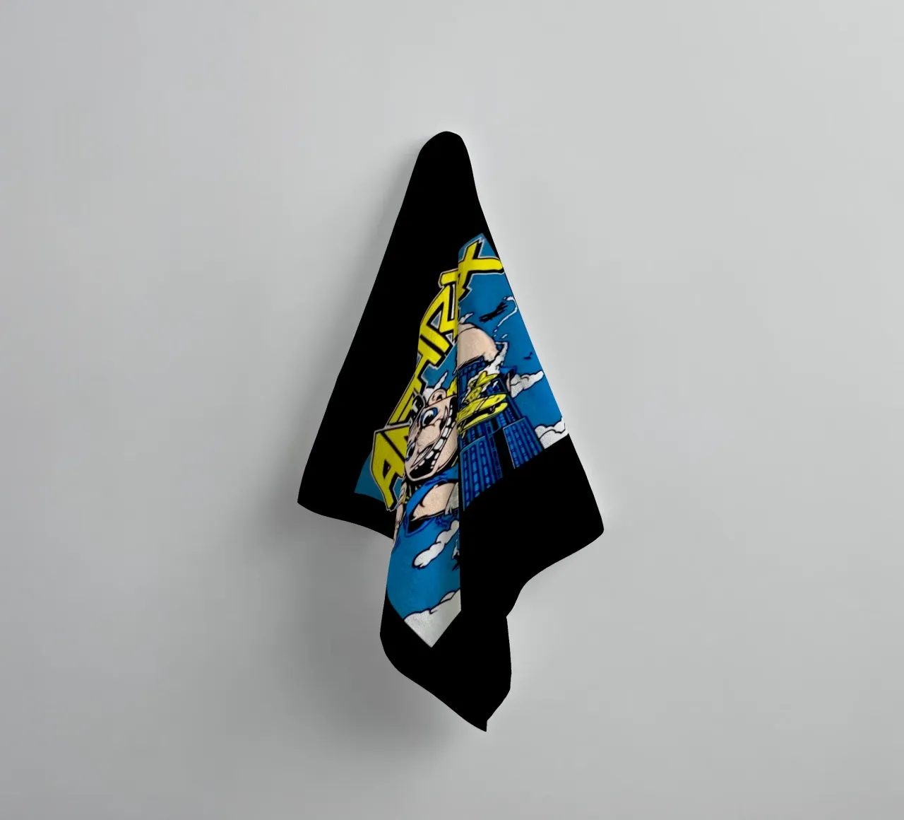 Classic Cartoon Style - Anthrax Band towel by https://www.juniqe.com/uk/shop/Henndraws