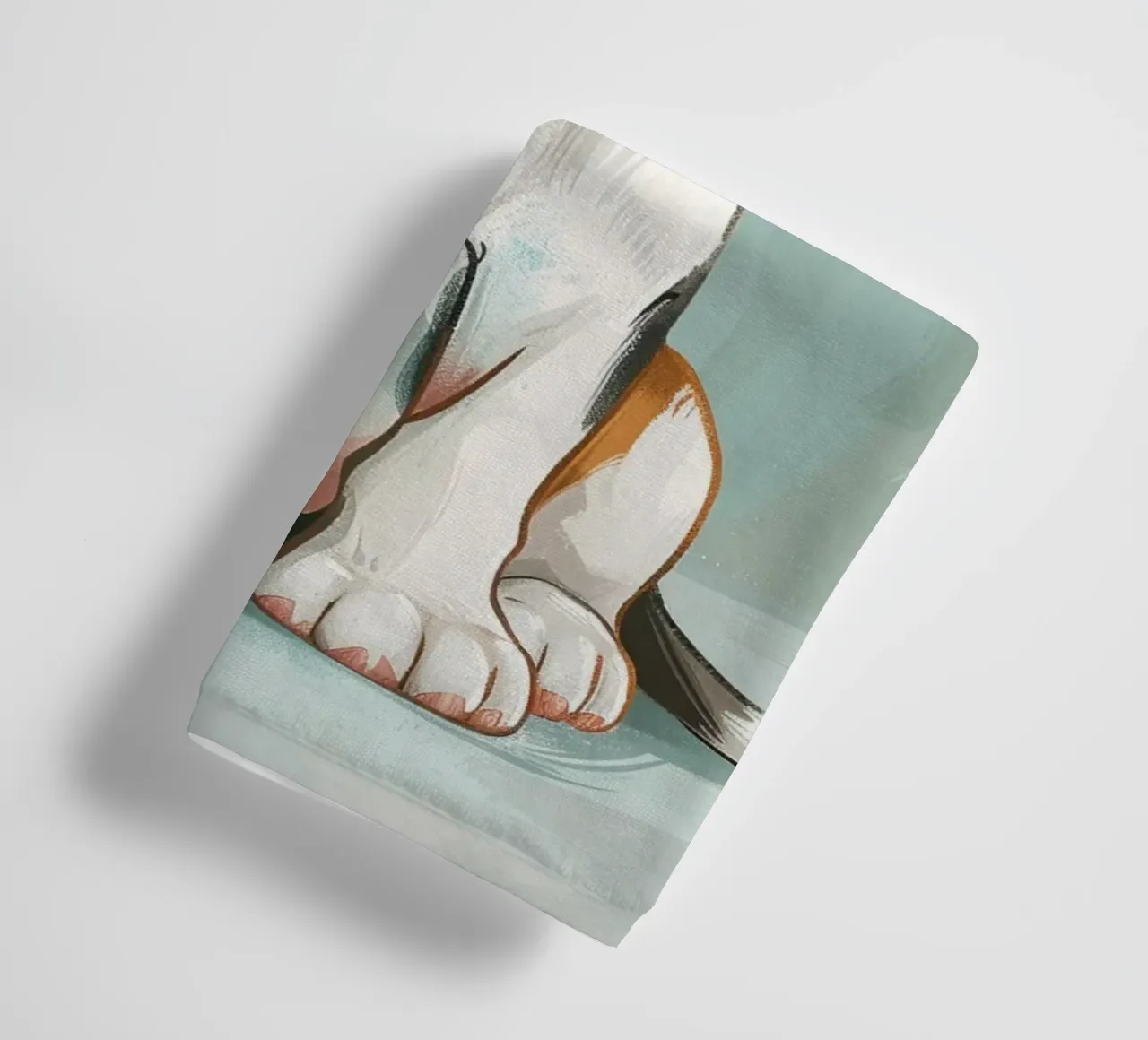Un charmant portrait d'un beagle, capturant son innocence serviette de bain de DesignDoodle
