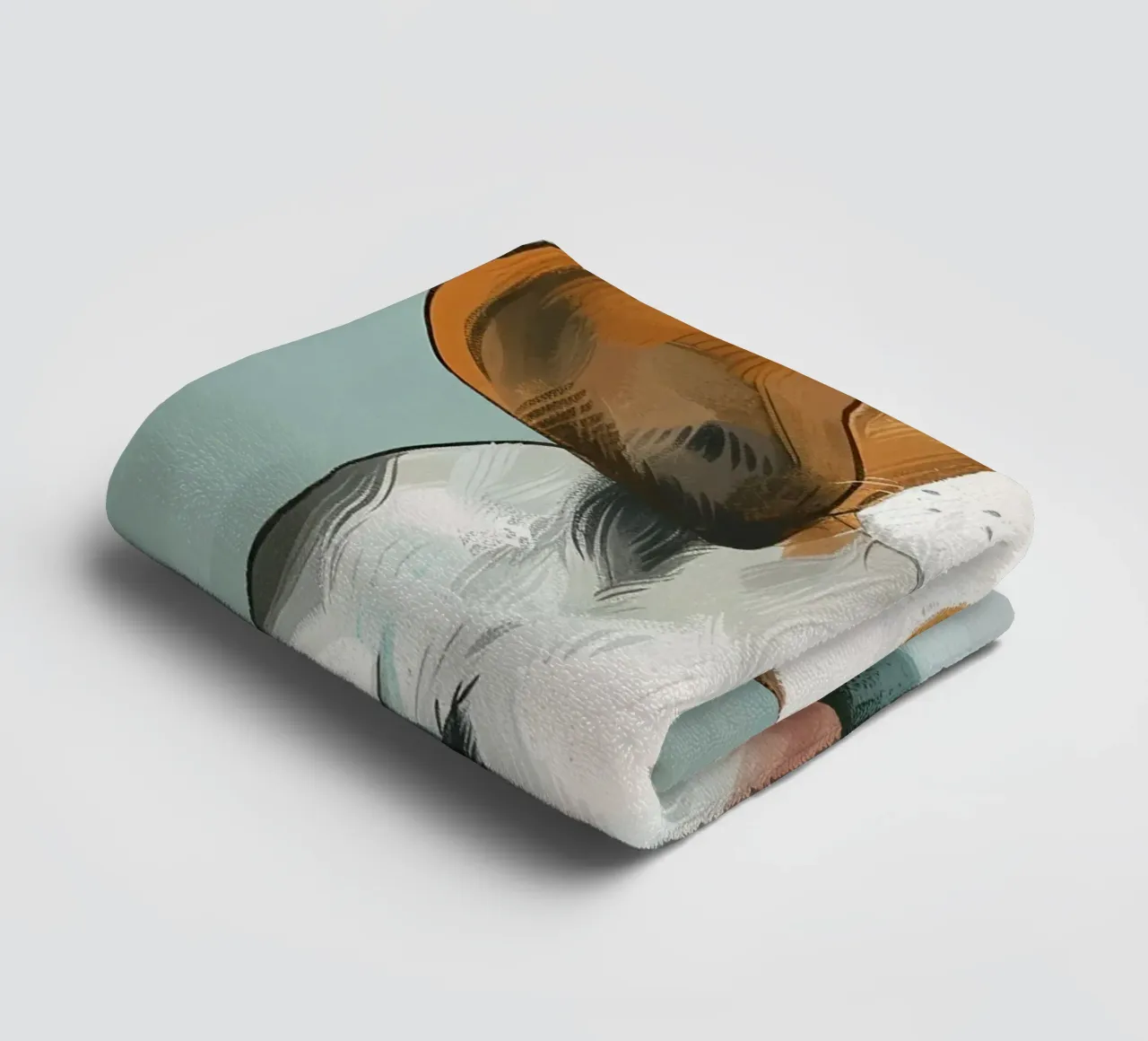 Un charmant portrait d'un beagle, capturant son innocence serviette de bain de DesignDoodle