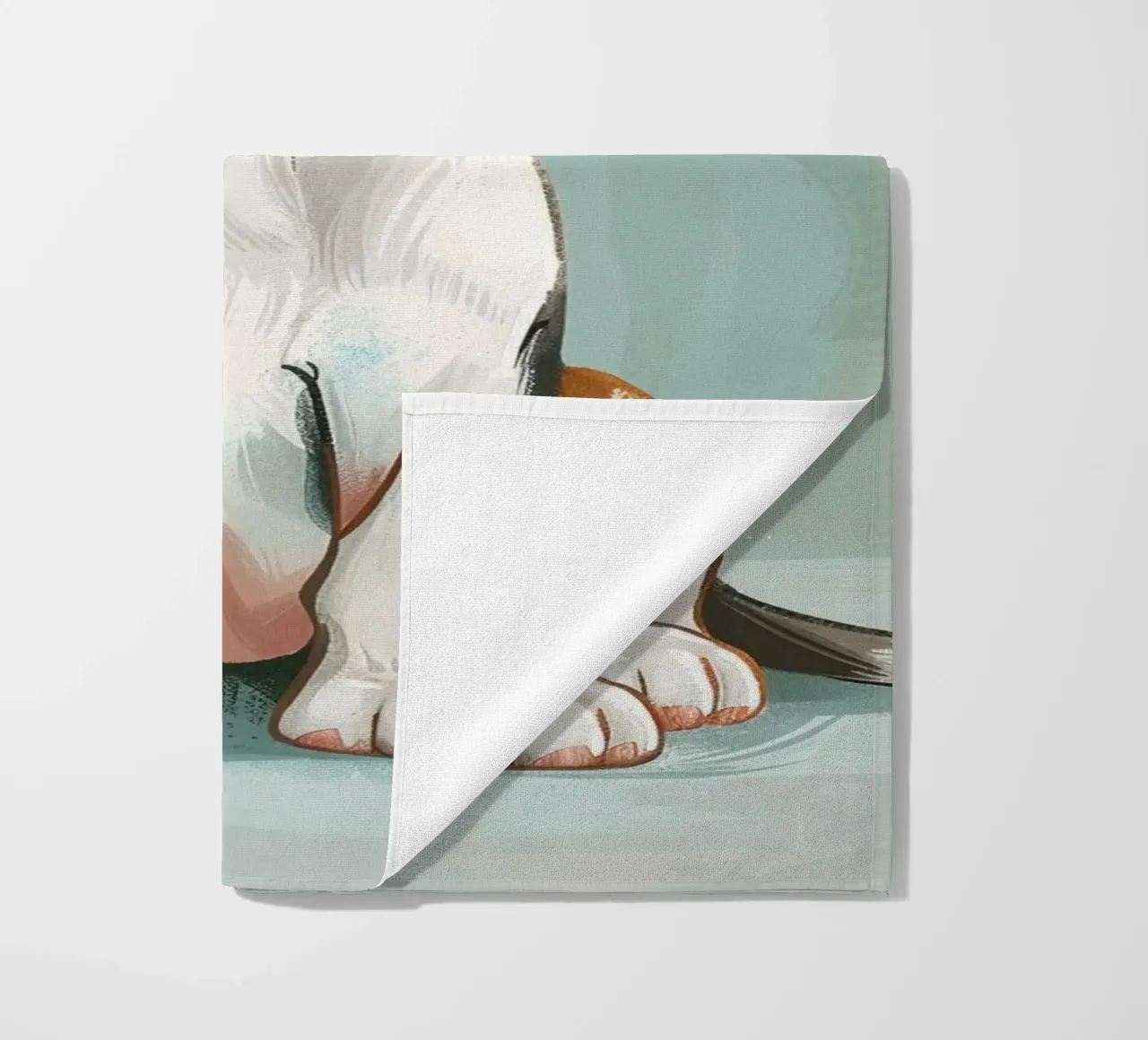 A charming portrait of a beagle, capturing its innocence beach towel by DesignDoodle