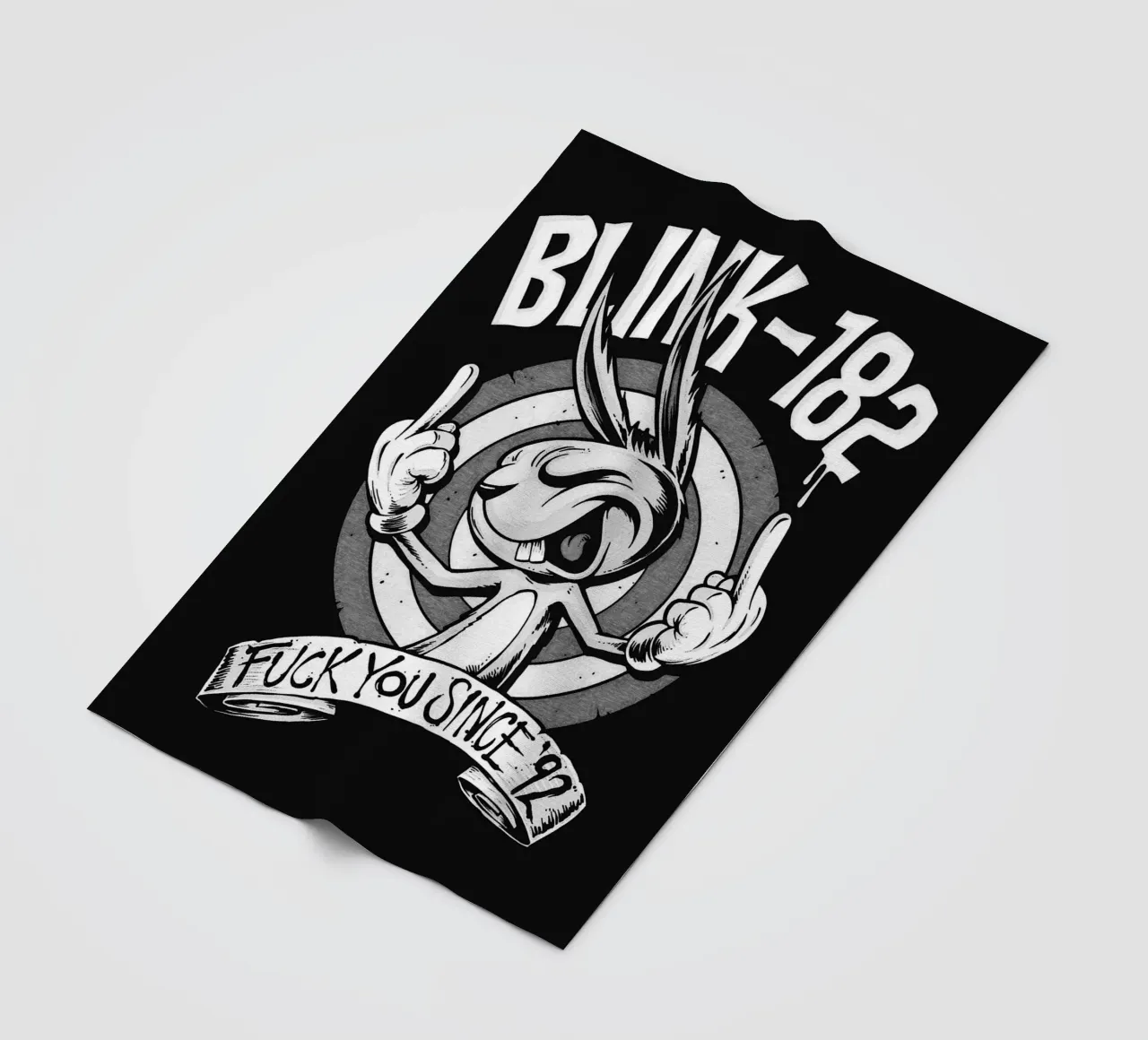 Art du groupe Blink-182 plaid polaire de vanhesling