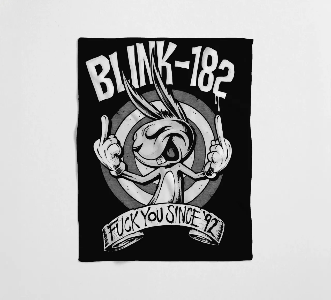 Art du groupe Blink-182 plaid polaire de vanhesling