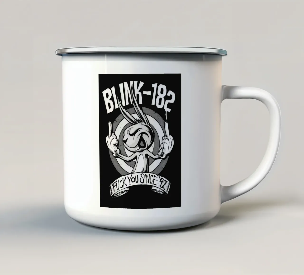 Art du groupe Blink-182 mug en émail de vanhesling