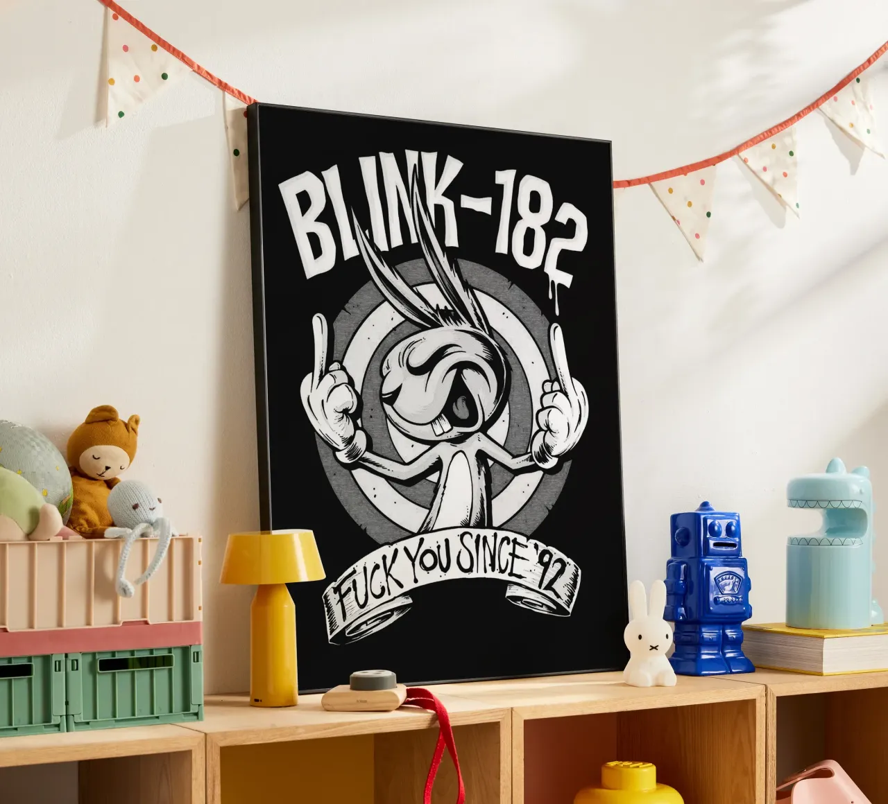 Art du groupe Blink-182 alu dibond de vanhesling