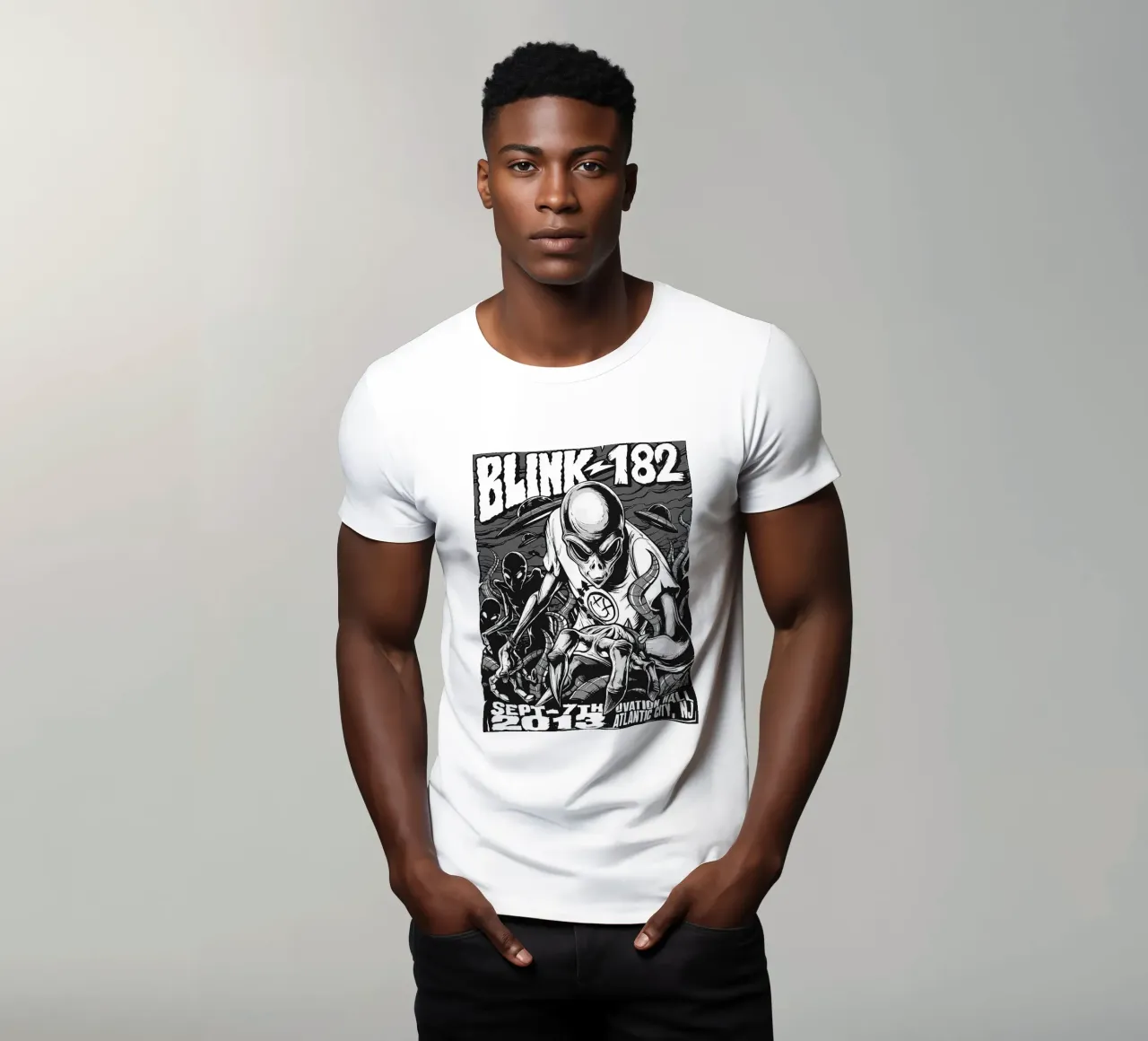 Art du groupe Blink-182 t-shirt de vanhesling