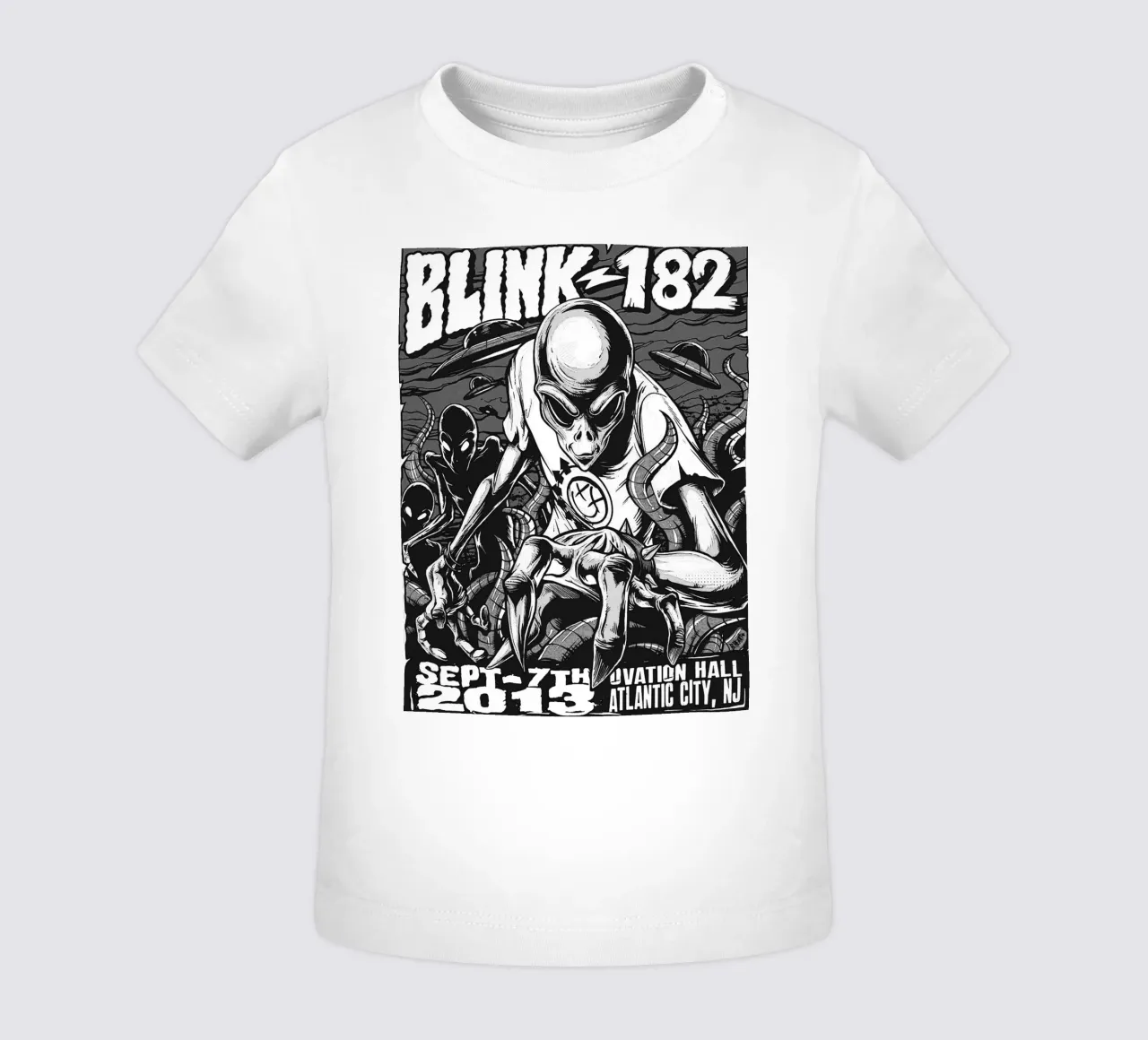 Blink-182 band art baby t-shirt by vanhesling