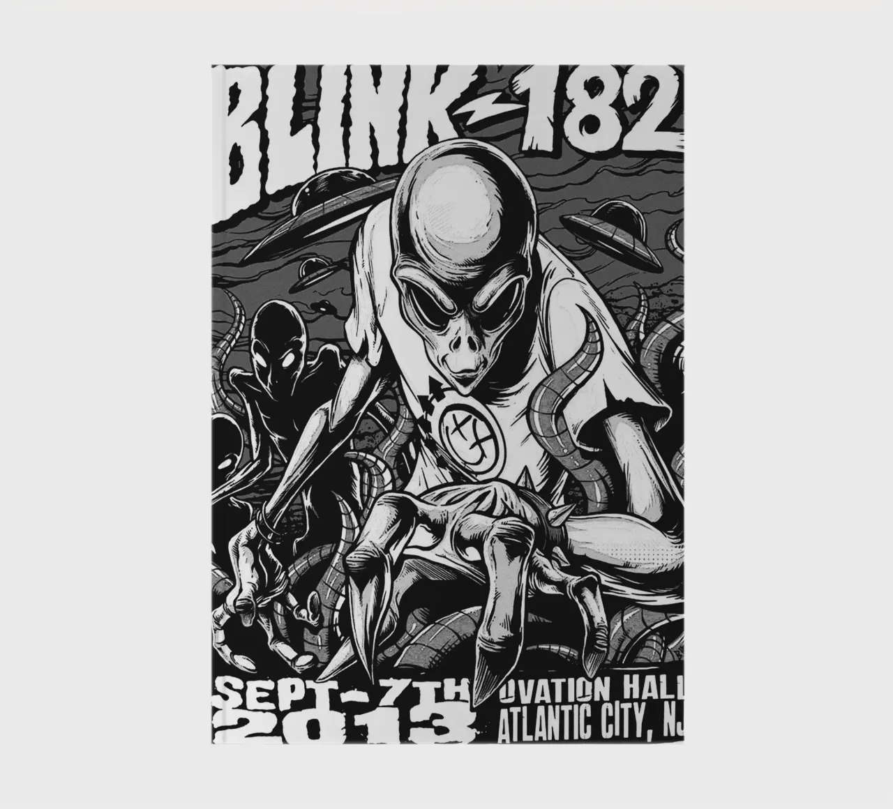Art du groupe Blink-182 carnet de notes de vanhesling
