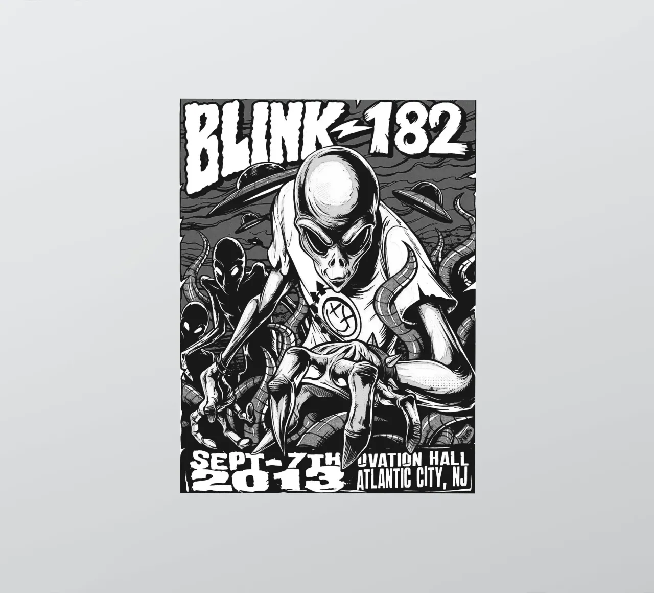 Art du groupe Blink-182 autocollant de vanhesling