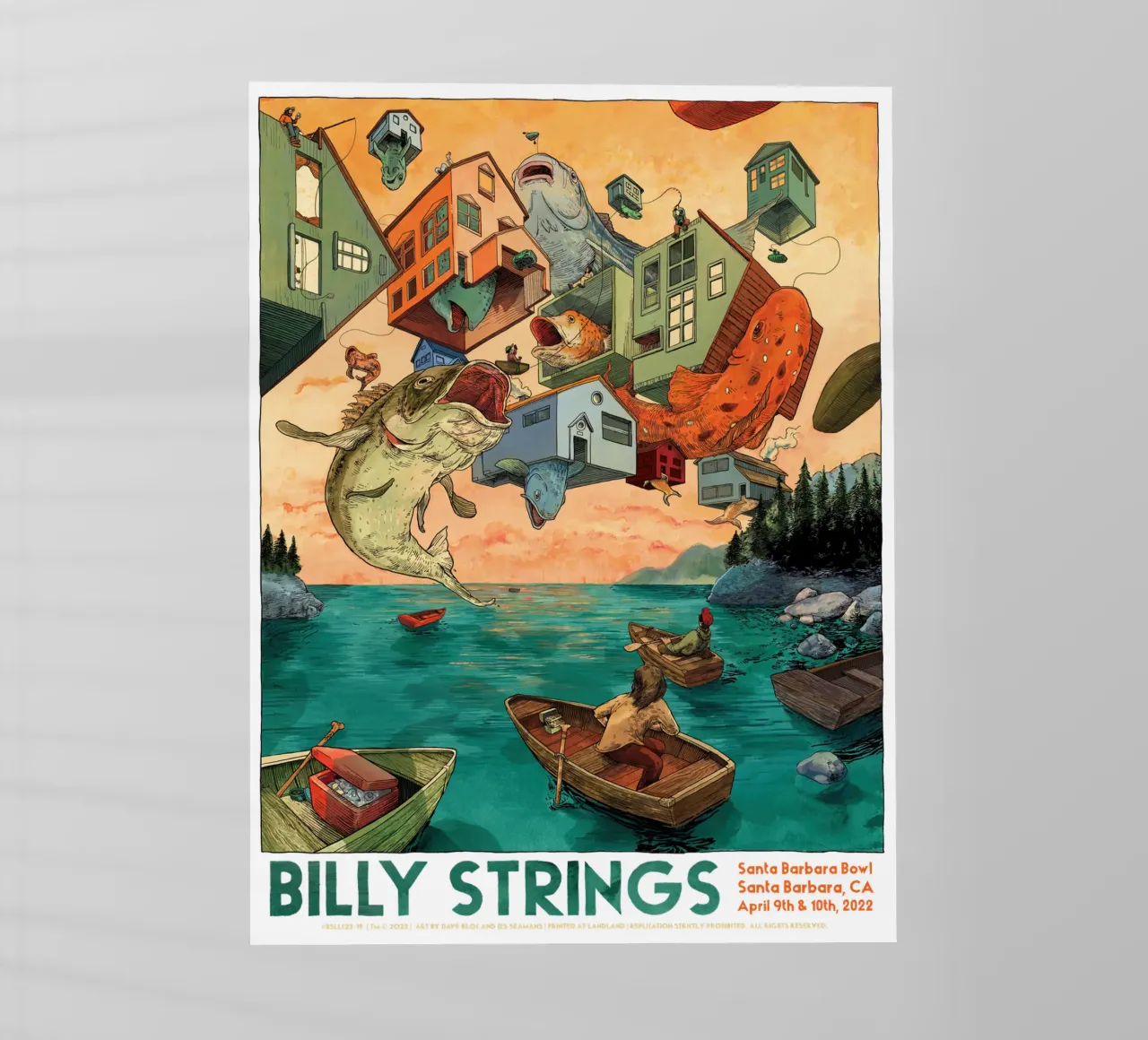 billy strings santa barbara pellicola backlit da martina