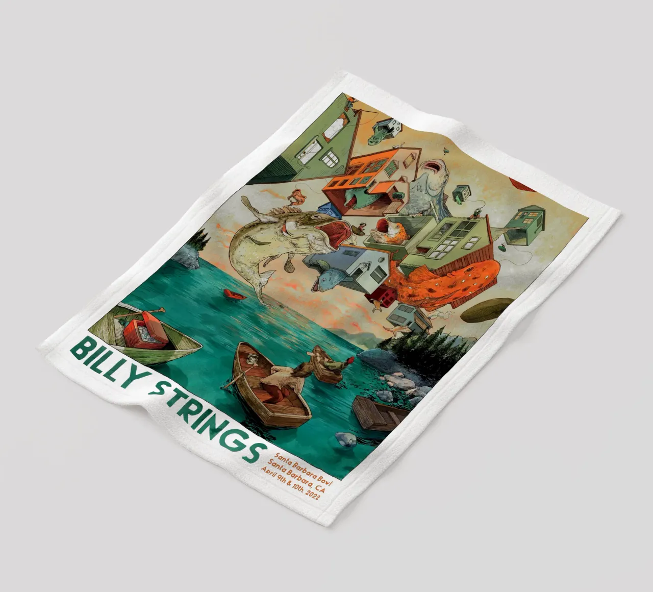 billy strings santa barbara coperta in pile da martina