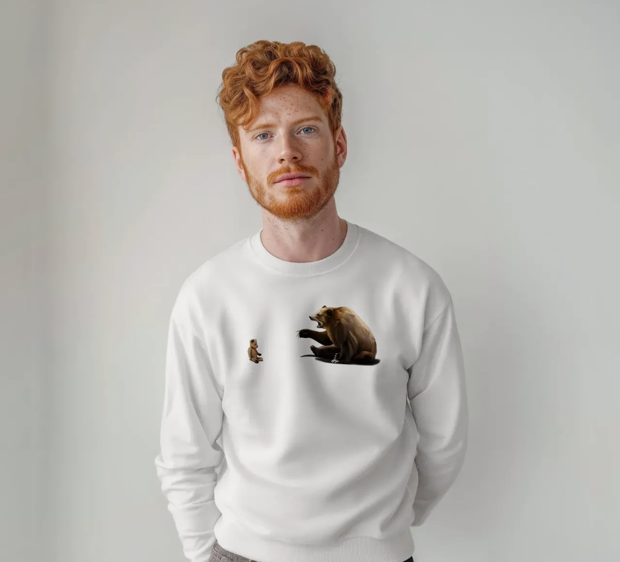 Brunt (Coloured) felpa da Rob Art | Illustration