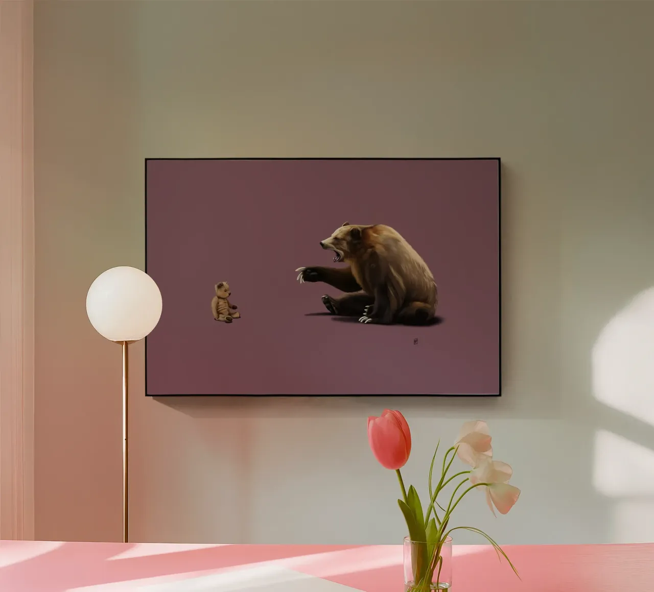 Brunt (Coloured) plexiglass da Rob Art | Illustration