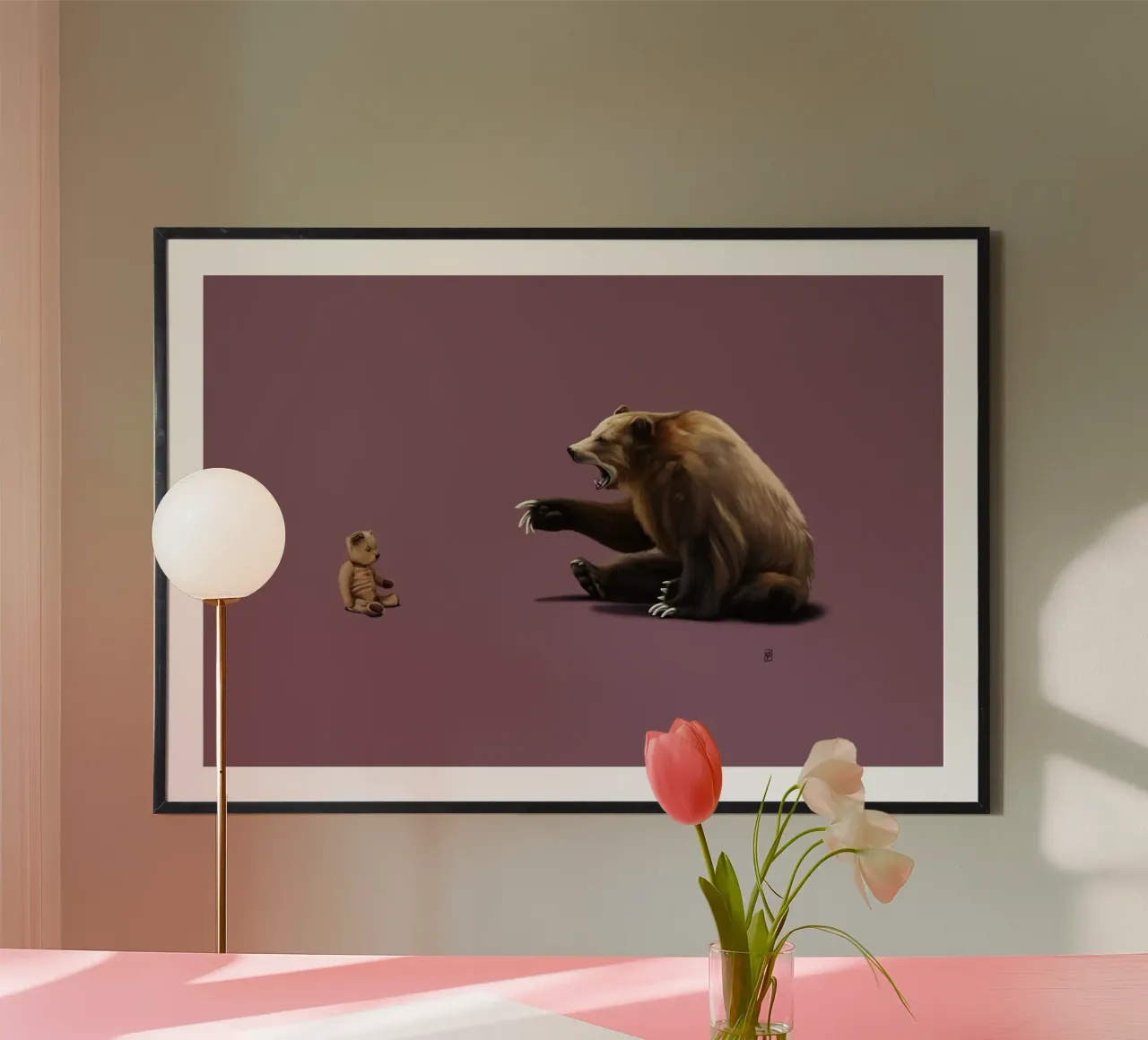 Brunt (Coloured) poster da Rob Art | Illustration