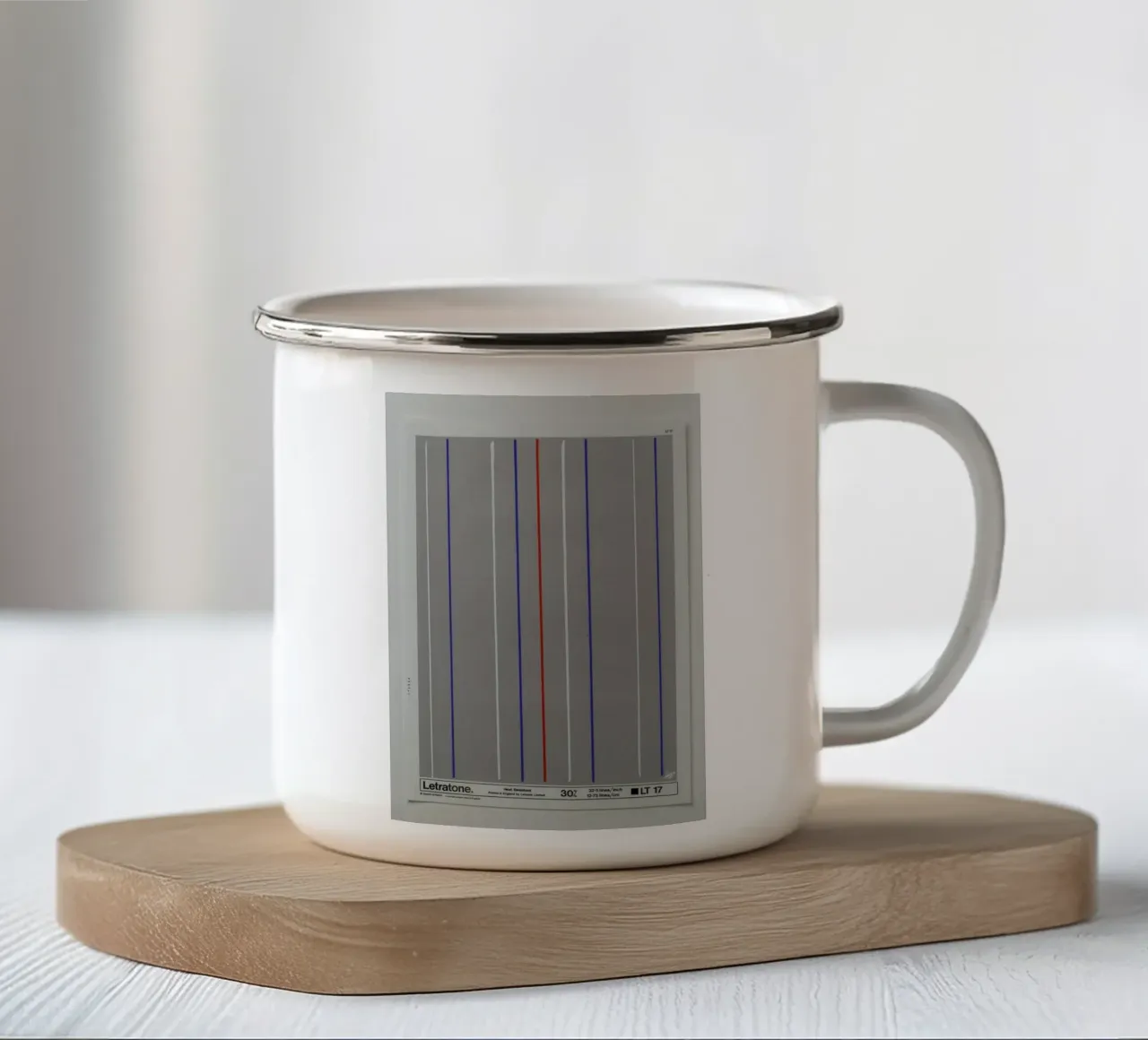 Interdependence 10 enamel mug by Joachim Høst