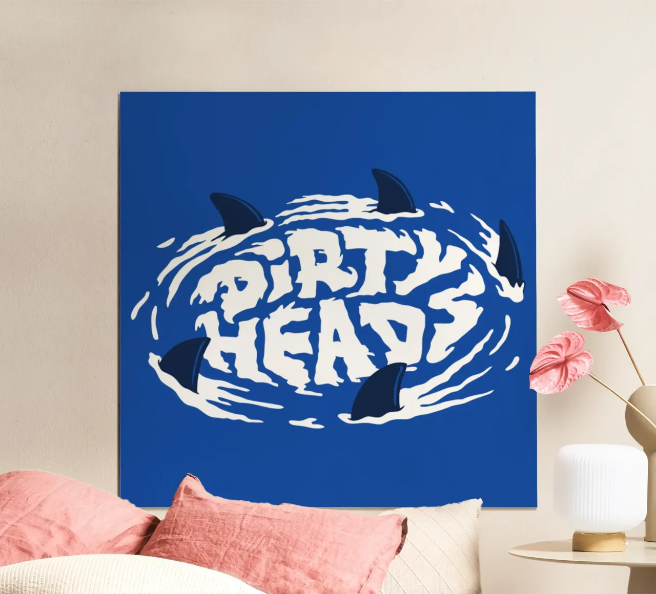 Dirty Heads poster with wooden frame by Gladysrg