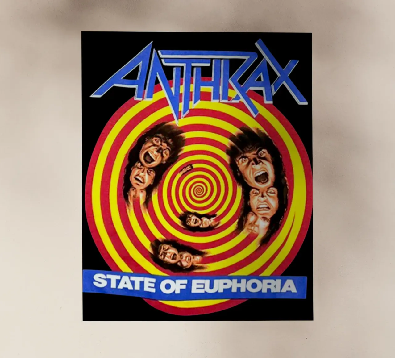 Stile vintage a spirale - Anthrax Band pellicola backlit da https://www.juniqe.com/uk/shop/Henndraws