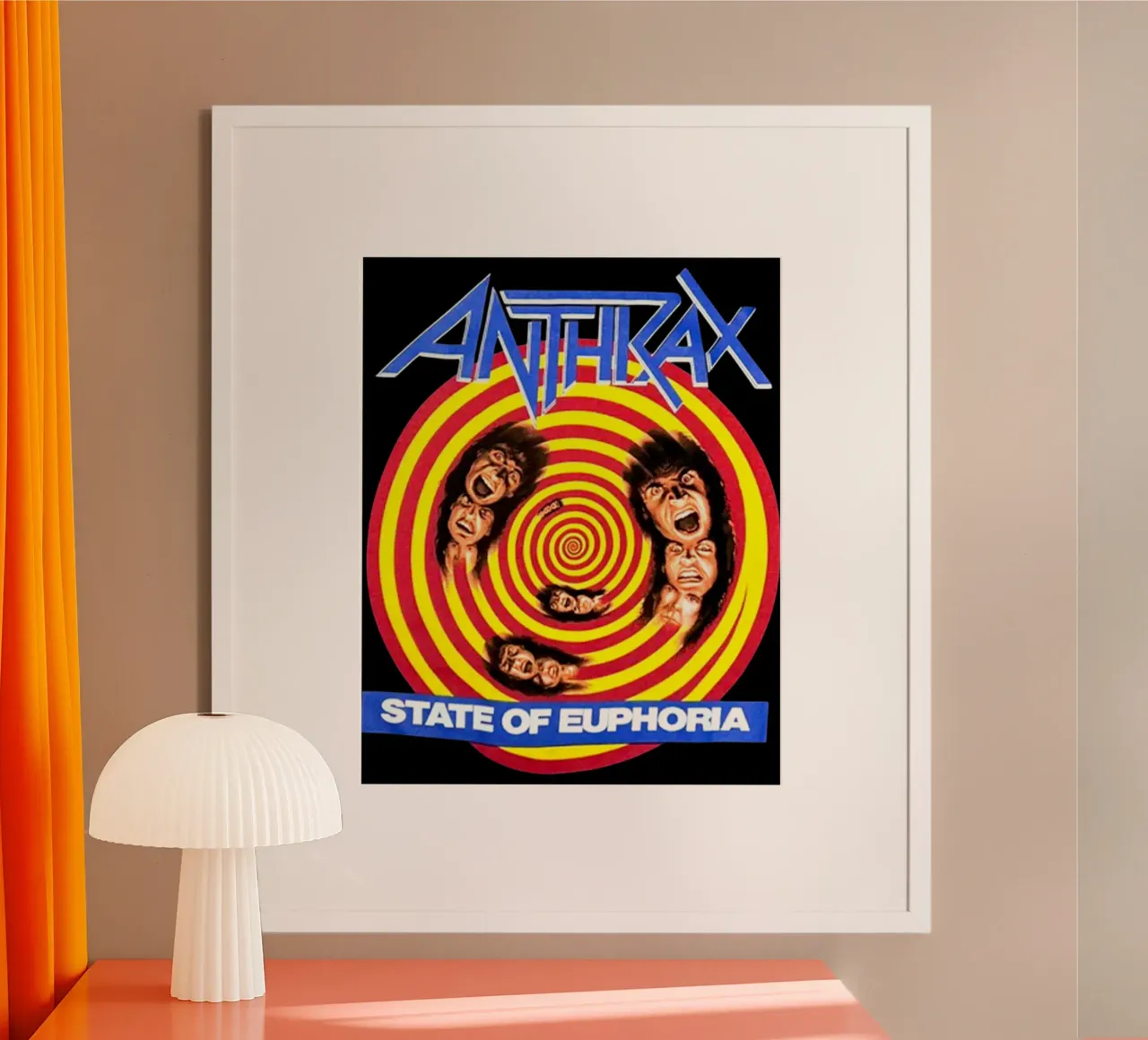 Vintage Spiral Style - Anthrax Band hahnemühle de https://www.juniqe.com/uk/shop/Henndraws