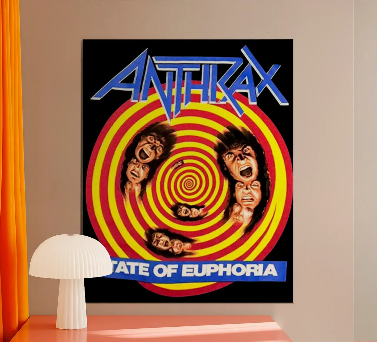 Vintage Spiral Style - Anthrax Band hahnemühle de https://www.juniqe.com/uk/shop/Henndraws