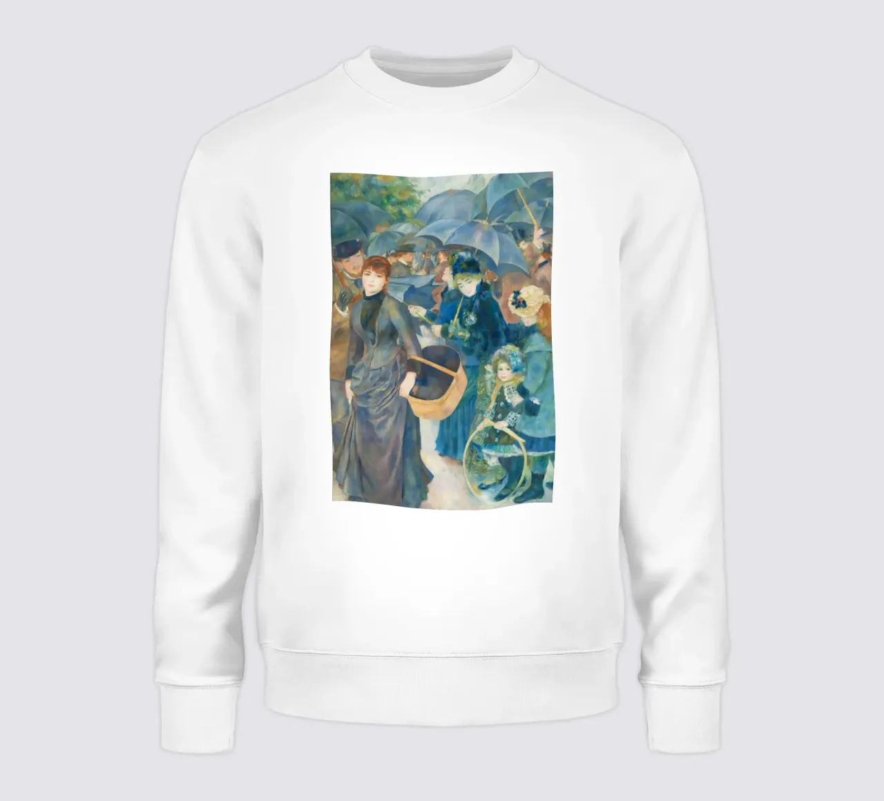 Gli ombrelli di Pierre-Auguste Renoir felpa da Art History