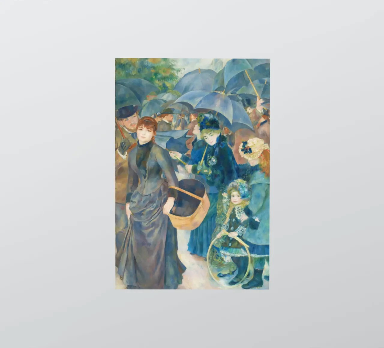 The Umbrellas by Pierre-Auguste Renoir sticker by Art History