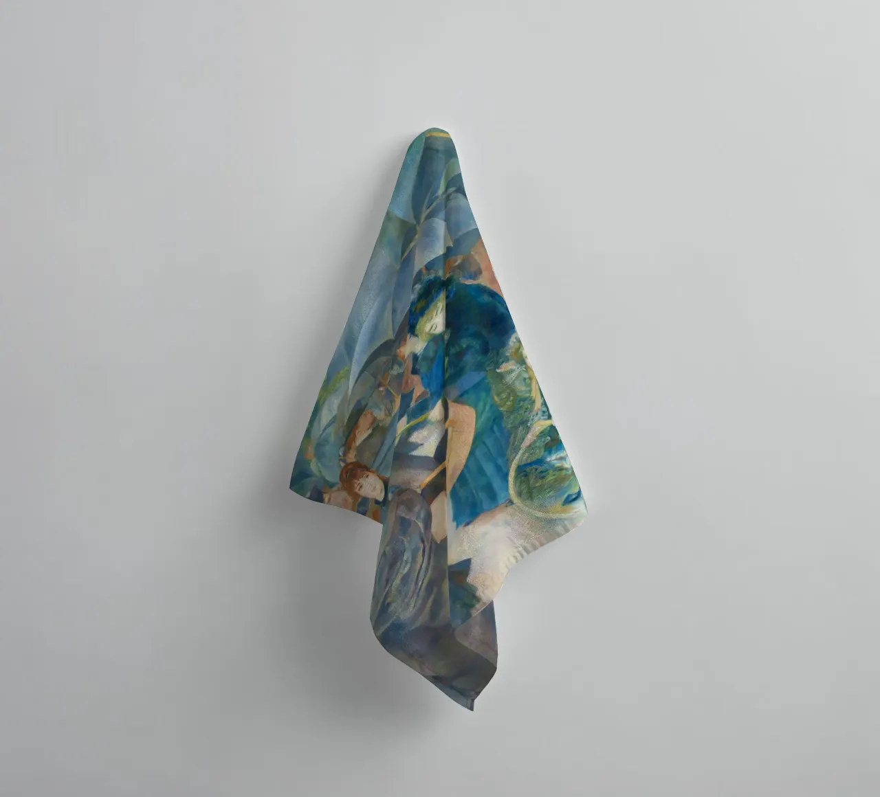 The Umbrellas by Pierre-Auguste Renoir towel by Art History