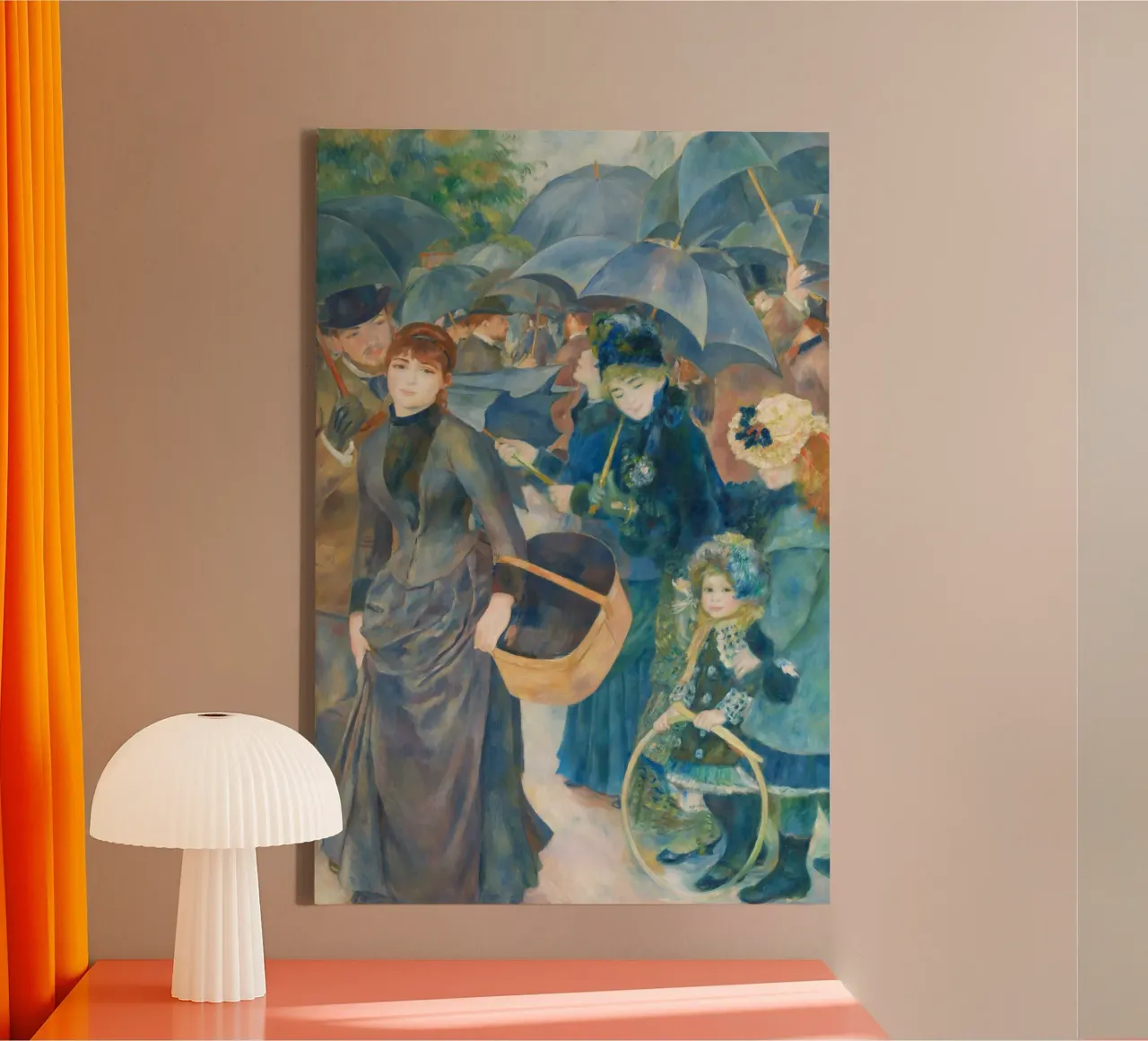 The Umbrellas by Pierre-Auguste Renoir canvas by Art History