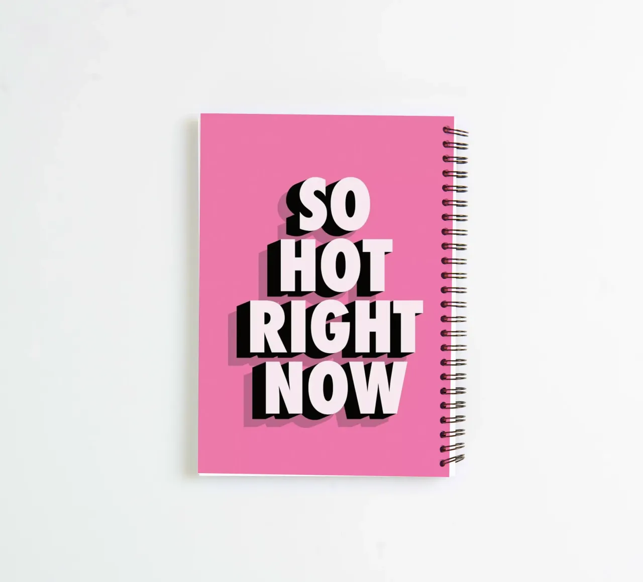 So Hot Right Now spiral notebook by The Native State