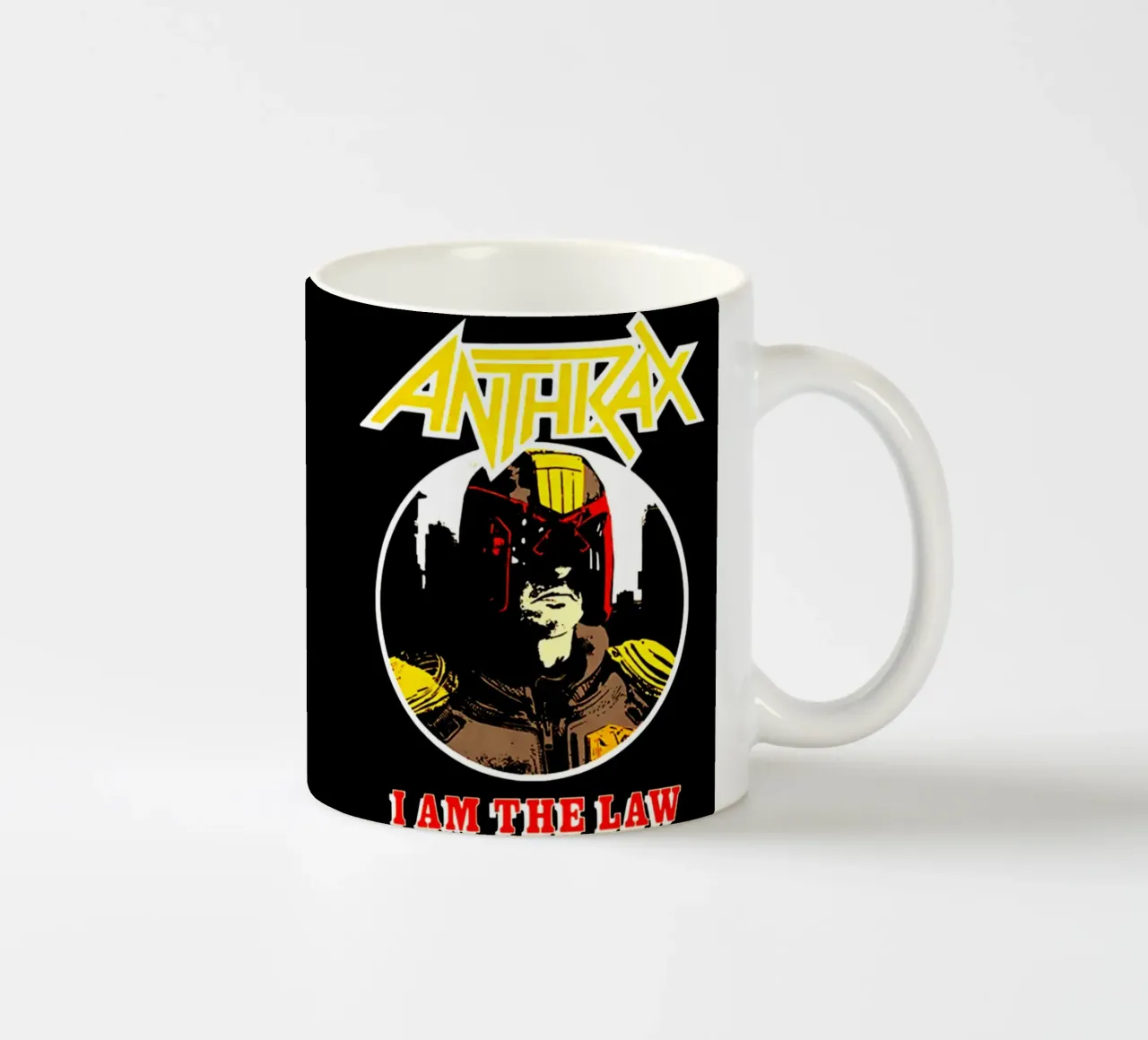 Cornice a cerchio vintage - Banda degli Anthrax tazza in ceramica da https://www.juniqe.com/uk/shop/Henndraws