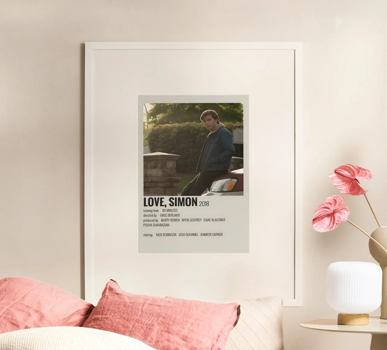 LOVE SIMON 2018 poster da MVFminimalist