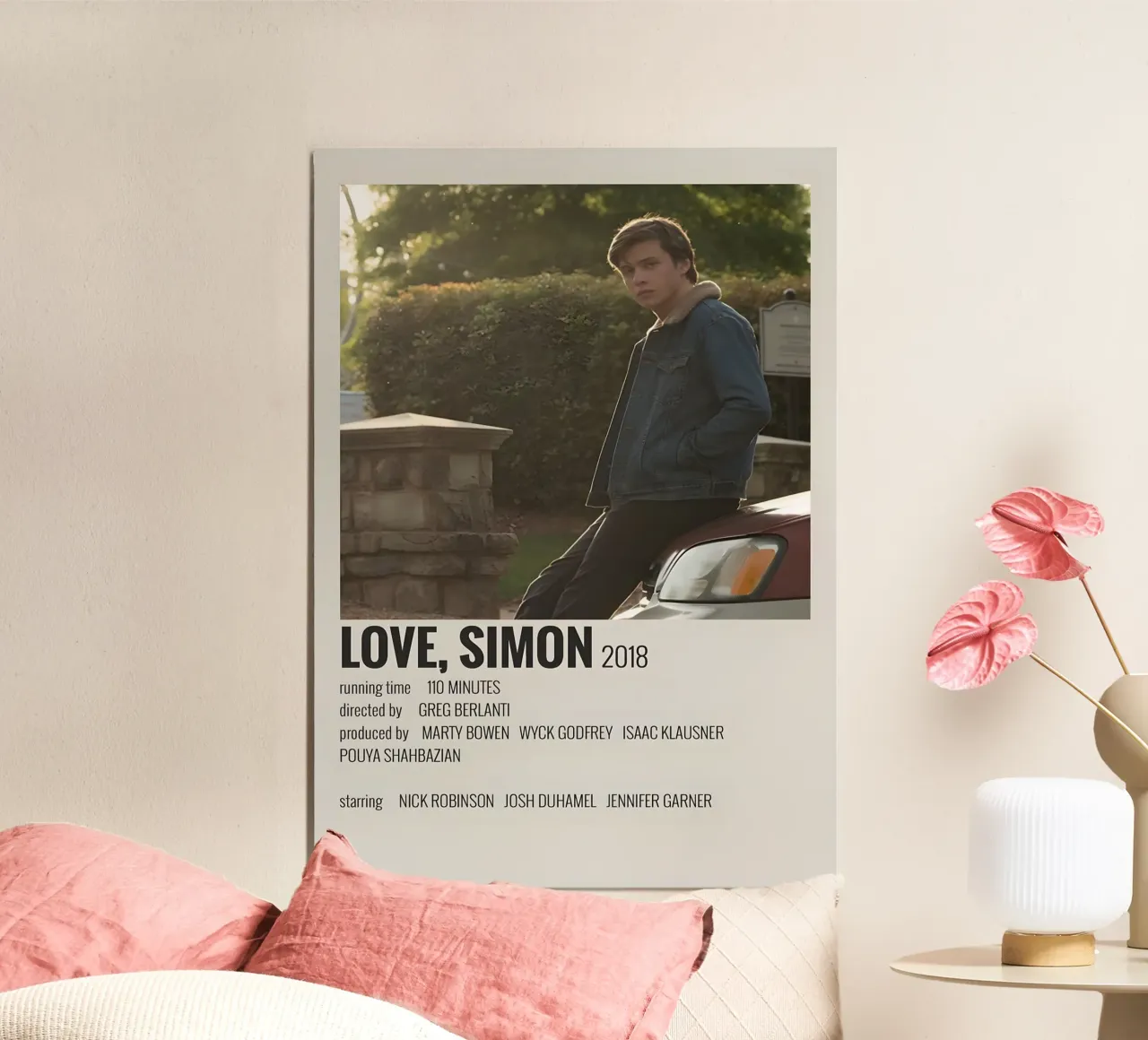 LOVE SIMON 2018 poster da MVFminimalist