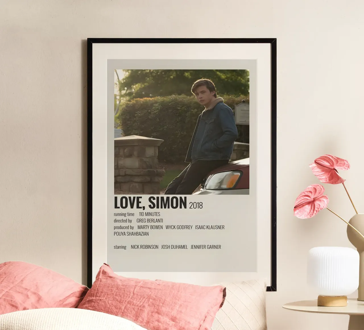 LOVE SIMON 2018 poster da MVFminimalist