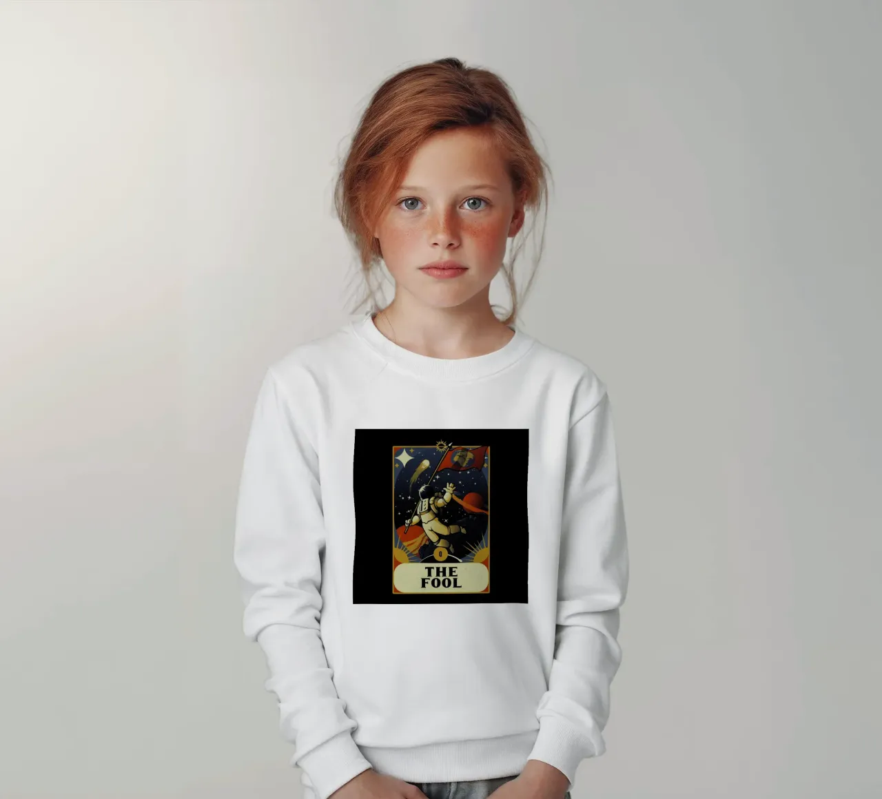 Astronaut Tarot Fool felpa bambino da Tobe Fonseca