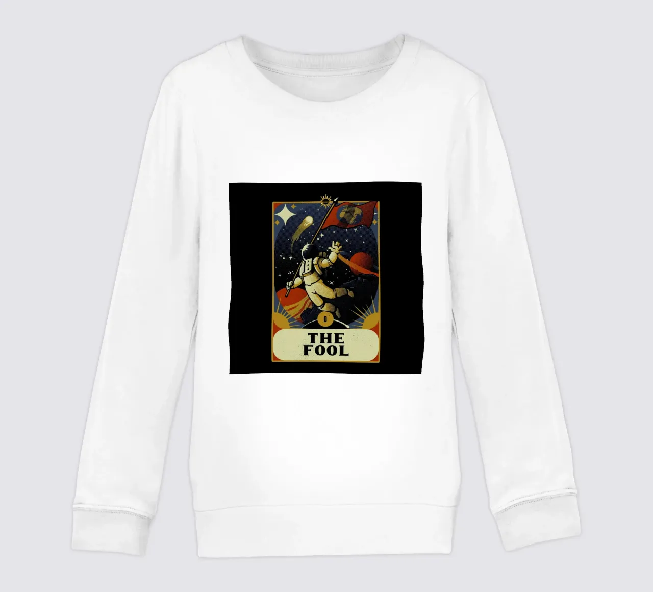Astronaut Tarot Fool felpa bambino da Tobe Fonseca
