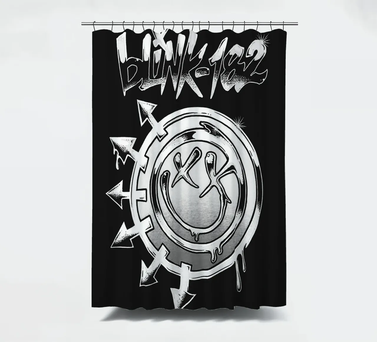 Blink-182-Bandgrafik Duschvorhang von vanhesling